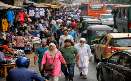 ফুটপাত দখলে বিপাকে পথচারী, ঢাকা শহর যেন মরণফাঁদ