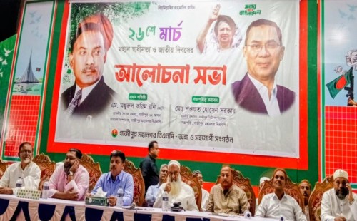 তারেক রহমানের নেতৃত্বে ঐক্যবদ্ধ হওয়ার আহ্বান: গাজীপুর মহানগর বিএনপি