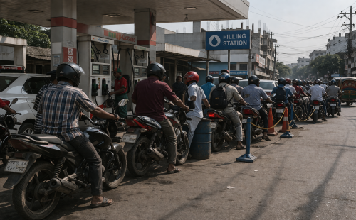 তেল বিতরণে অনিয়ম ও কৃত্রিম সংকটের অভিযোগ, ডিজিটাল নিয়ন্ত্রণ ব্যবস্থা চালুর দাবি