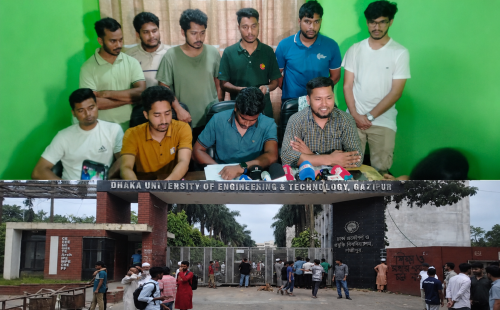 ডুয়েটের নতুন ভিসির যোগদান  পুলিশের সাথে শিবিরের সংঘর্ষ:আহত ১৫